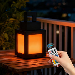 Pixel Style RGB Remote Night Light Lantern – alternate angle view
