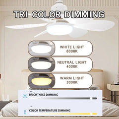 E27 LED Ceiling Fan Light with Remote – detail view