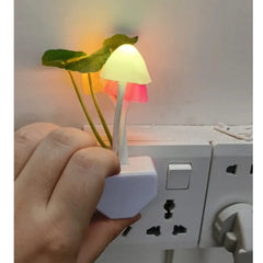 Colourful Mushroom LED Night Light – alternate angle view