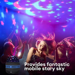 LED Starry Sky Night Light Projector – styled view