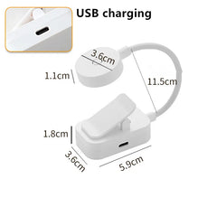 Mini LED Clip-On Reading Light – another view