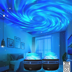 LED Galaxy Projector Bedroom Night Light – side view